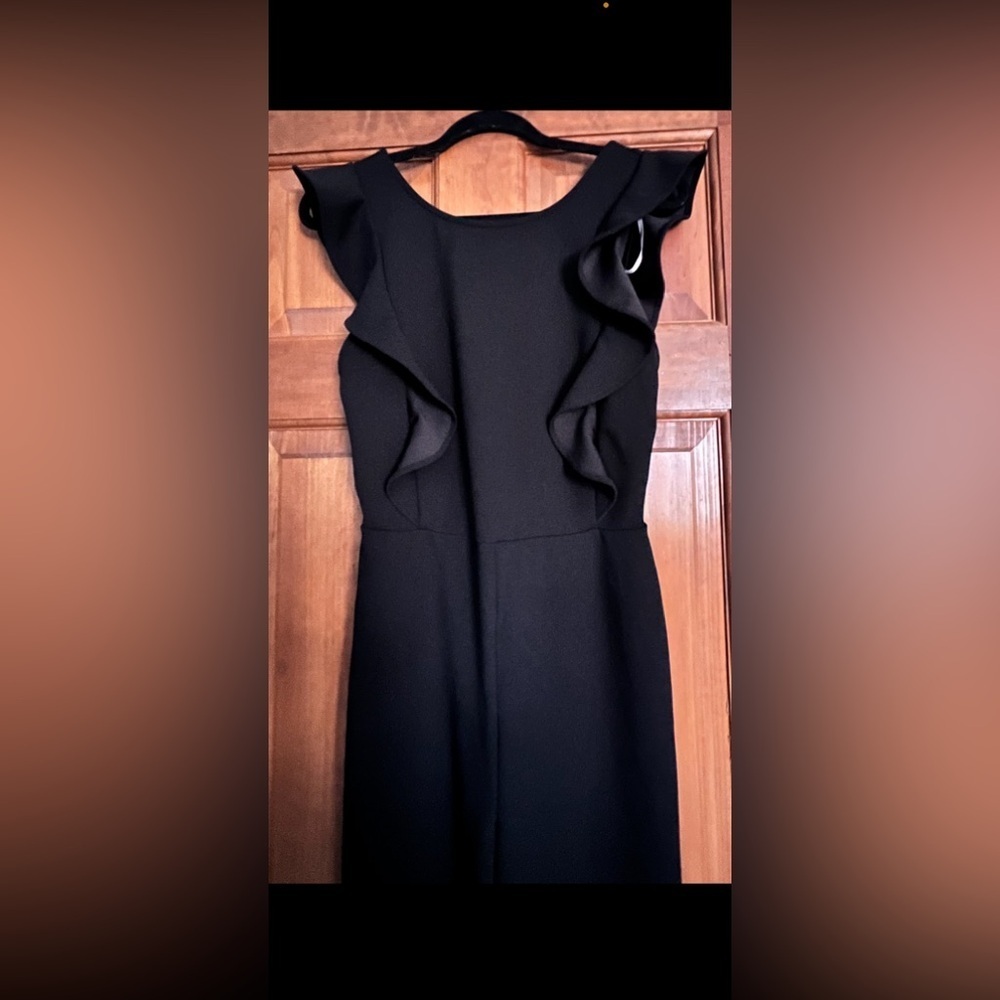 Lulu's Black Ruffle Sleeve Jumpsuit
